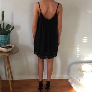 Black minidress